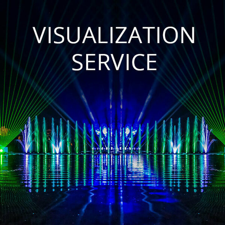Art2o Visualization Service Water Fountain